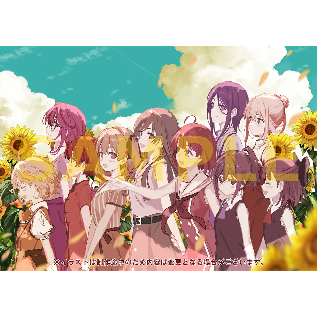 キャラクター原案・深崎暮人 描き下ろしイラストA使用B2タペストリー