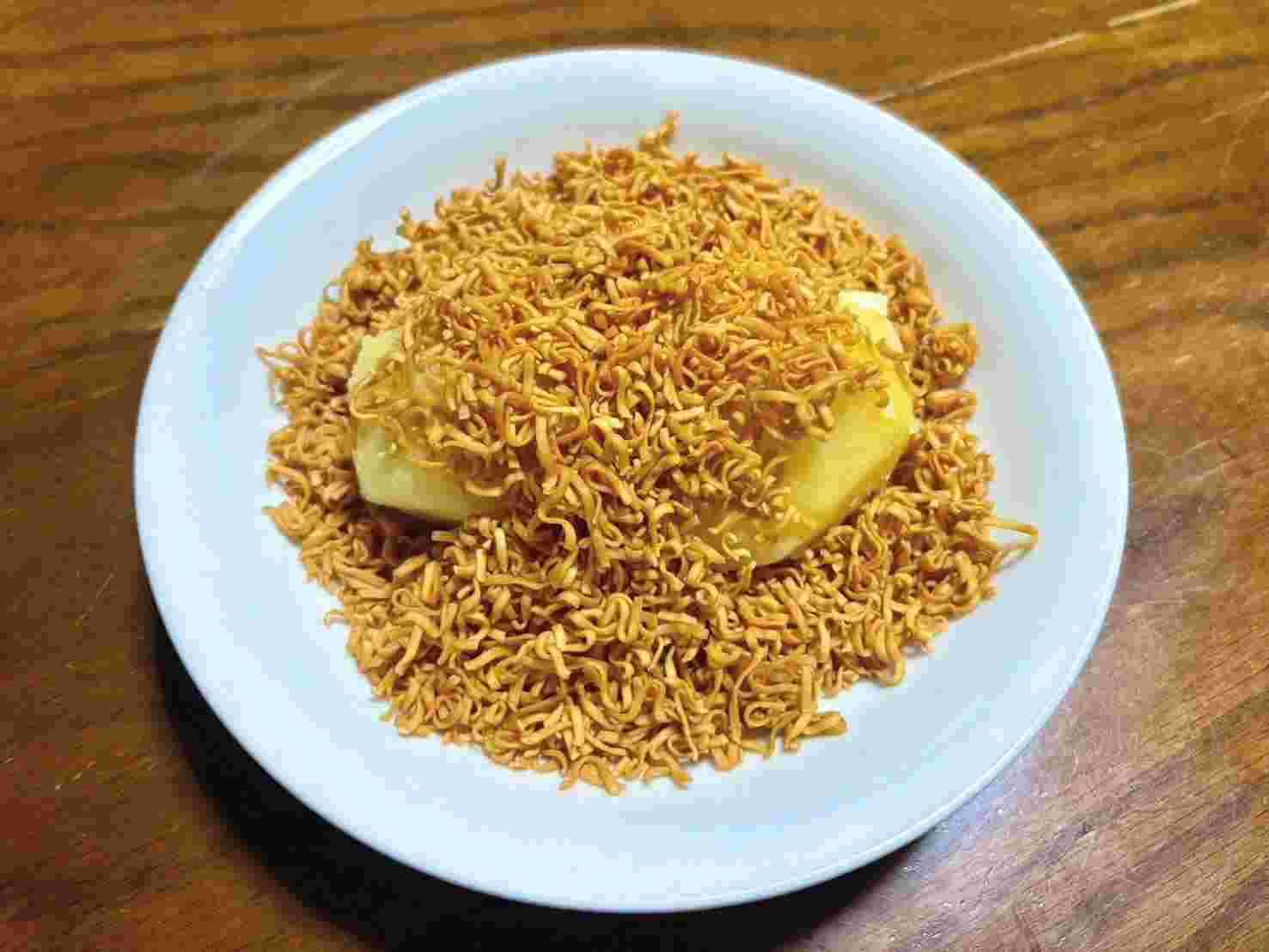 ふかし芋 ~チキンラーメン編~